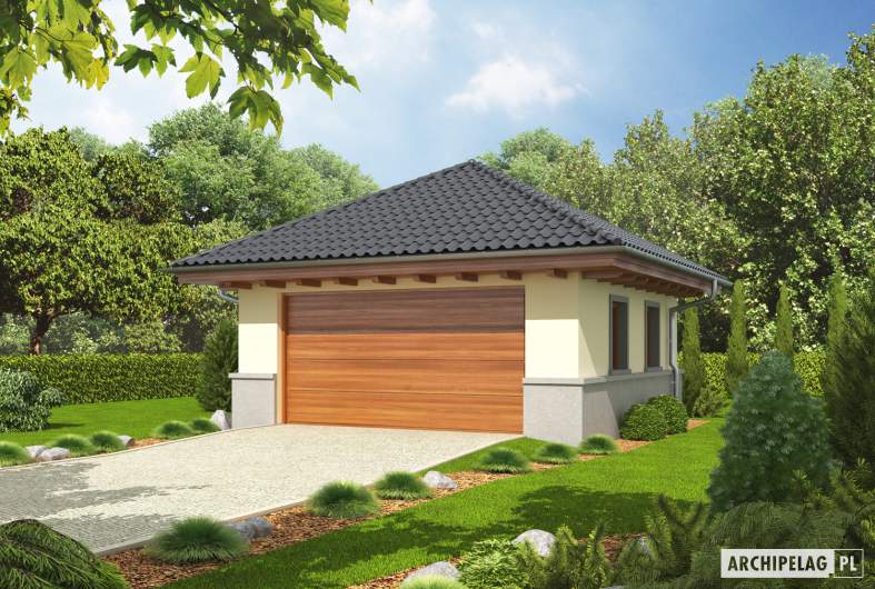 Projekt domu Garaż G18 -