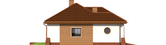 Theodor G1 - Projekt domu Teosia G1 - elewacja prawa