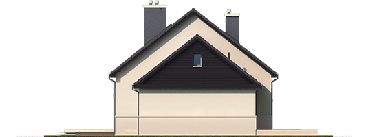 Nicki II G1 ENERGO - Projekt domu Niki II G1 ENERGO - elewacja lewa