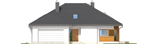 Projekt domu Marcel G2 MULTI-COMFORT - elewacja frontowa