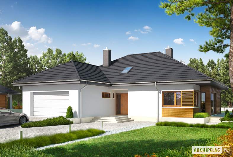 Projekt domu Marcel G2 MULTI-COMFORT - wizualizacja frontowa