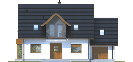 Marise V G1 ENERGO - Projekty domów ARCHIPELAG - Marisa V G1 ENERGO - elewacja frontowa