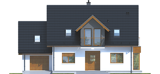 Marise V G1 ENERGO - Projekty domów ARCHIPELAG - Marisa V G1 ENERGO - elewacja frontowa