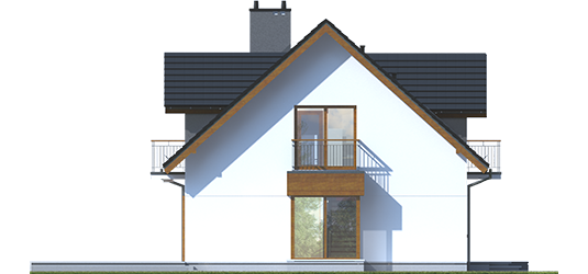 Marise V G1 ENERGO - Projekty domów ARCHIPELAG - Marisa V G1 ENERGO - elewacja lewa