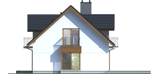 Marise V G1 ENERGO - Projekty domów ARCHIPELAG - Marisa V G1 ENERGO - elewacja lewa