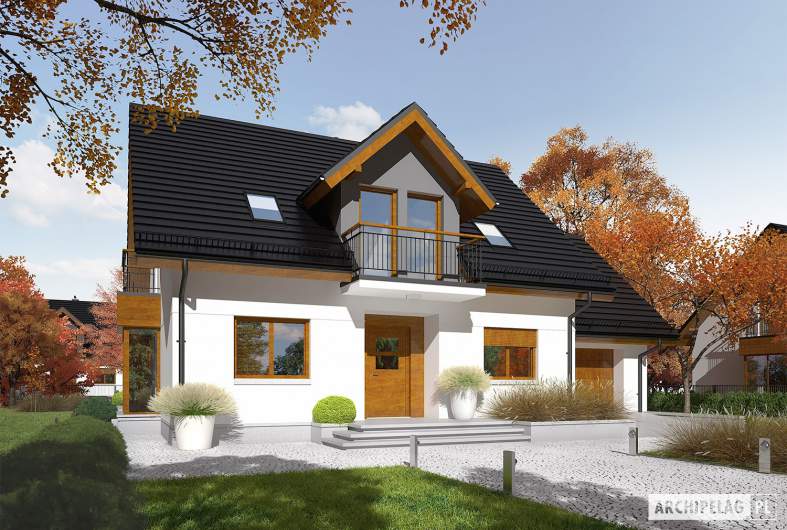 Projekt domu Marisa V G1 ENERGO - Projekty domów ARCHIPELAG - Marisa V G1 ENERGO - wizualizacja frontowa