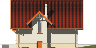 Sary - Projekt domu Sawa - elewacja prawa