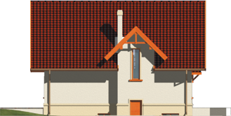 Sary - Projekt domu Sawa - elewacja prawa