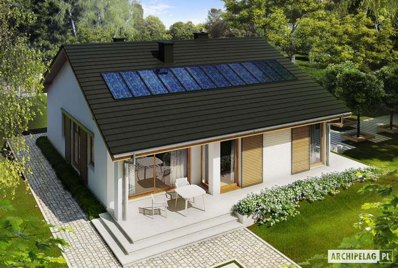 Projekt domu Rafael III (30 stopni) - widok z góry