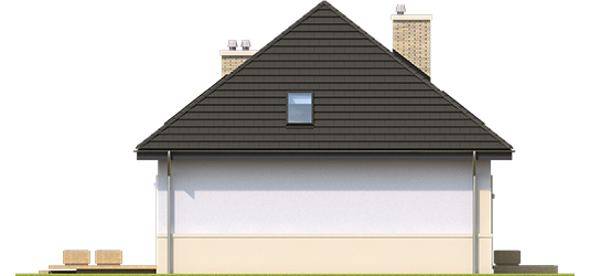 Nicki B ENERGO - Projekt domu Niki (wersja B) ENERGO - elewacja lewa