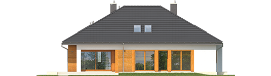 Marcel G2 - Projekt domu Marcel G2 - elewacja tylna