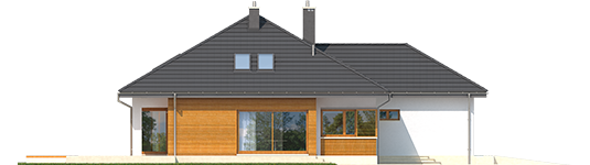 Marcel G2 - Projekt domu Marcel G2 - elewacja prawa