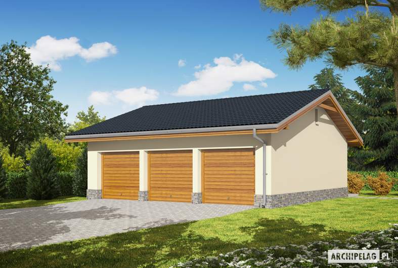 Projekt domu Garaż G29 -