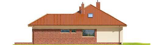 Astrid M G1 - Projekt domu Astrid (mała) G1 - elewacja lewa