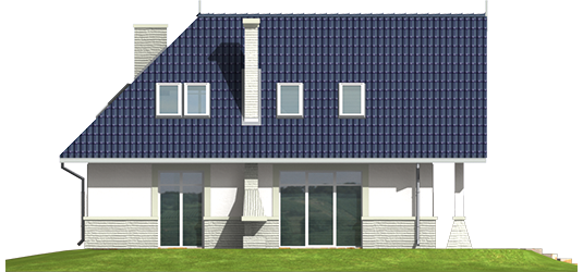 Zoey - Projekt domu Zoja - elewacja prawa