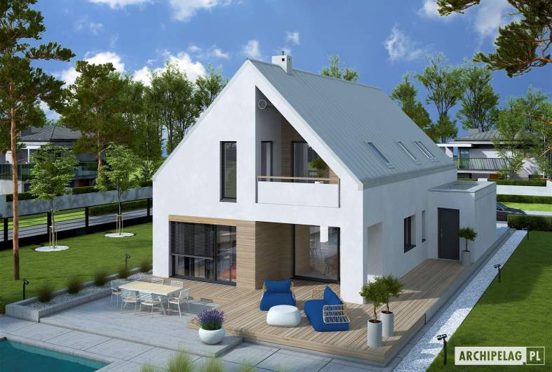 Projekt domu Riko IV G2 ENERGO PLUS - widok z góry