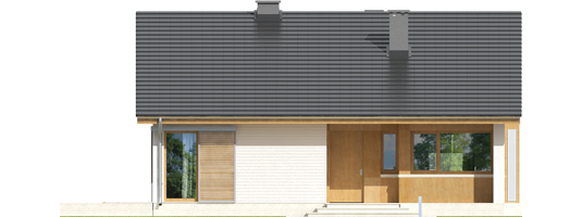 Rafael II - Projekt domu Rafael II - elewacja frontowa