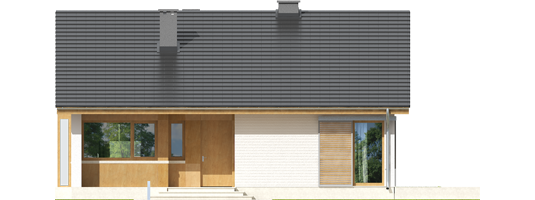 Rafael II - Projekt domu Rafael II - elewacja frontowa