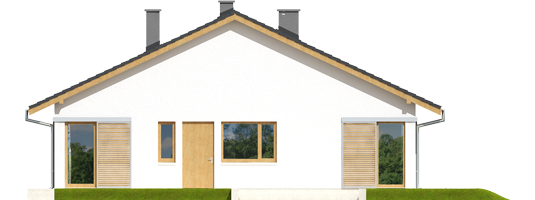 Rafael II - Projekt domu Rafael II - elewacja lewa