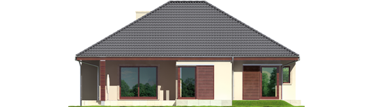 Dylan G2 - Projekt domu Dylan G2 - elewacja tylna