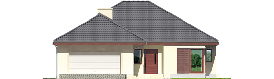 Dylan G2 - Projekt domu Dylan G2 - elewacja frontowa