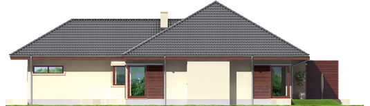 Dylan G2 - Projekt domu Dylan G2 - elewacja prawa