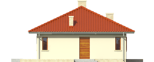 Manuela II - Projekt domu Manuela II - elewacja prawa