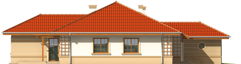 Kleo G1 - Projekt domu Kleo G1 - elewacja lewa