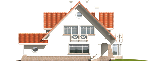 Zoe G1 - Projekt domu Zosieńka G1 - elewacja lewa