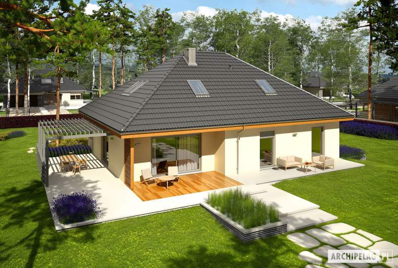 Projekt domu Astrid III G2 - Projekty domów ARCHIPELAG - Astrid III G2 - widok z góry