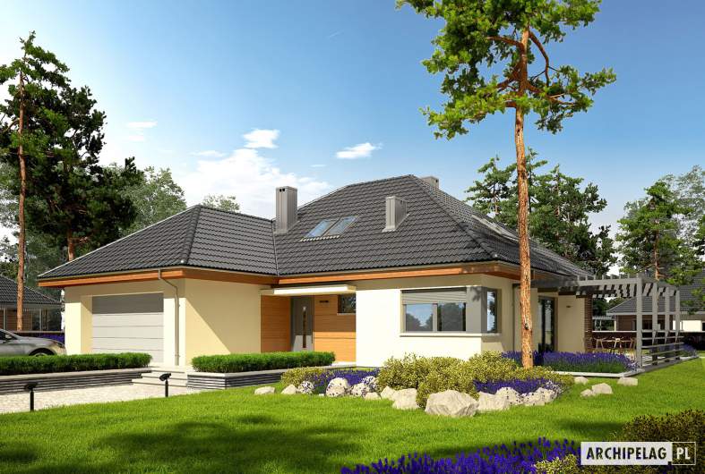 Projekt domu Astrid III G2 - Projekty domów ARCHIPELAG - Astrid III G2 - wizualizacja frontowa