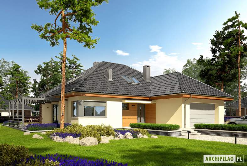 Projekt domu Astrid III G2 - Projekty domów ARCHIPELAG - Astrid III G2 - wizualizacja frontowa