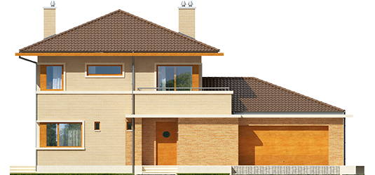 Rodrigo IV G2 - Projekt domu Rodrigo IV G2 - elewacja frontowa