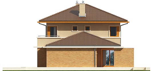 Rodrigo IV G2 - Projekt domu Rodrigo IV G2 - elewacja prawa