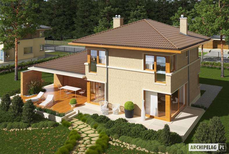 Projekt domu Rodrigo IV G2 - widok z góry