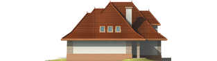 Projekt domu Marcelina G2 - elewacja prawa