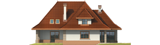 Projekt domu Marcelina G2 - elewacja tylna