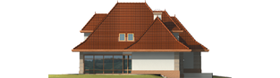 Projekt domu Marcelina G2 - elewacja lewa