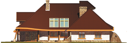 Kate II - Projekt domu Kazia II G2 - elewacja lewa