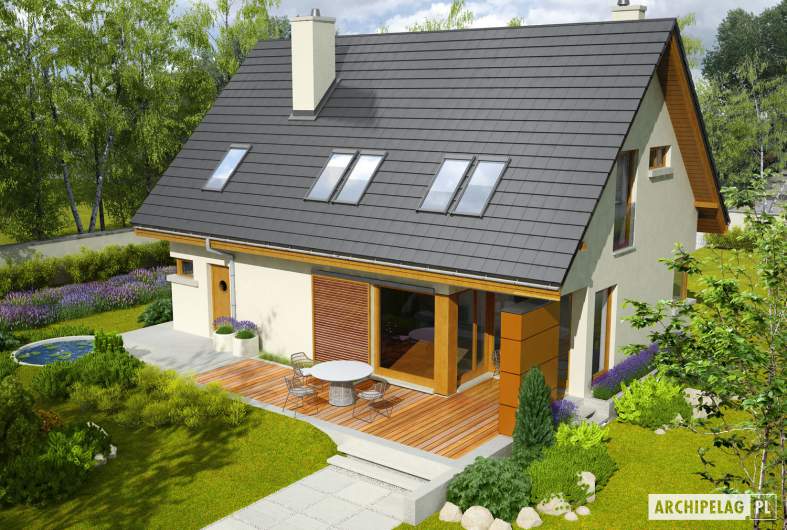 Projekt domu Tolek II G1 - widok z góry