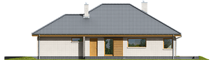 Projekt domu Glen V G1 - elewacja prawa