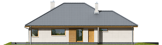 Glen V G1 - Projekty domów ARCHIPELAG - Glen V G1 - elewacja prawa