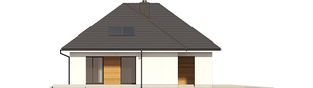 Projekt domu Olaf G2 ENERGO PLUS - elewacja lewa
