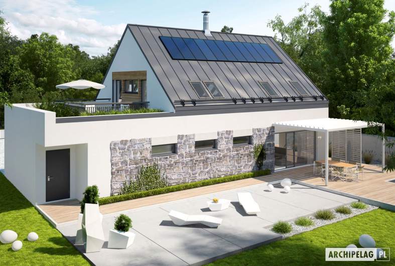 Projekt domu Sam II G2 ENERGO PLUS - widok z góry