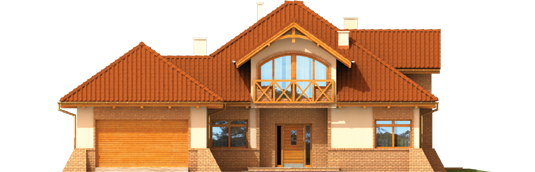 Mateus G2 - Projekt domu Mateusz G2 - elewacja frontowa