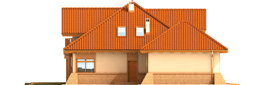 Mateus G2 - Projekt domu Mateusz G2 - elewacja lewa