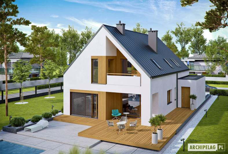 Projekt domu Riko III G2 - widok z góry