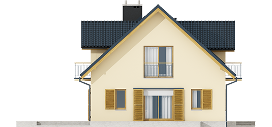 Marise IV G1 ENERGO - Projekty domów ARCHIPELAG - Marisa IV G1 ENERGO - elewacja lewa