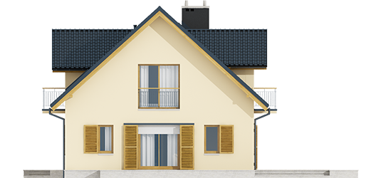 Marise IV G1 ENERGO - Projekty domów ARCHIPELAG - Marisa IV G1 ENERGO - elewacja lewa