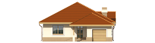 Projekt domu Lidka G1 - elewacja frontowa